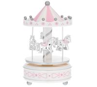 Carrousel de Bagutta. Carrousel en acrylique avec des chevaux roses. La référence est b 4200-02 r