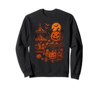 Carrousel de Foire à la Citrouille Halloween Sweatshirt