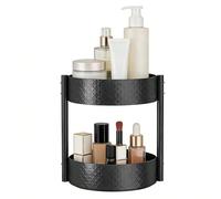 Carrousel de stockage d'épices - Organiseur de comptoir rotatif, support de cuisine avec plateau pivotant à 360°, support multi-pots avec design compact empilable, système d'affichage des assaisonneme