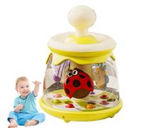 Carrousel sensoriel, Jouets de tassement pour bébé,Rotation Kids Press Press Carrousel Toy - Activité sensorielle, activité de dégringage de l'éducation précoce des pour Les d'âge préscolaire