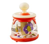 Carrousel sensoriel, presse rotative et jouet pour, activité sensorielle, chute du dôme, tour de cou impliquant éducatif pour la maternelle