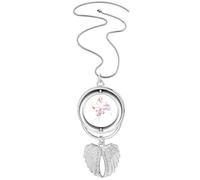 Carrousel Windll Lollipop Aquarelle Peinture Pendentif Ailes d'ange Collier Bijoux