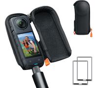 Carry Bag for INSTA360 X4 for INSTA360 Accessories - Hard Case - Travel Bag for Insta360 X4 Action Camera, Black, Lined Bag, Black, stuffed bag