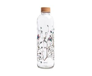 CARRY Bottles - Gourde en Verre, Bouteille en Verre - Collection Botanique - Hanami - 100 cl
