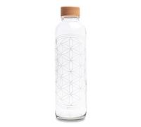 Carry Bouteille en Verre recy vec Motif Fleur de Live 0,7 l