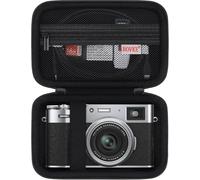Carry Case Compatible with X100VI / X100V Digital Camera, Extra Mesh Pocket for Charging Cables, Black, Suitcase
