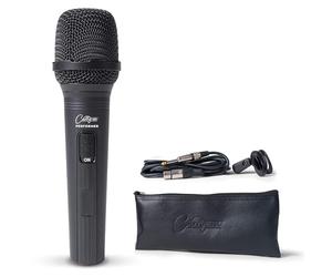 Carry-on Performer Microphone Dynamique Professionnel cardioïde avec Interrupteur Marche/arrêt Inclus : câble XLR vers Jack 3 m, Clip pour Micro, étui de Transport Souple