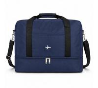Carry On Sac de voyage 46 x 21 x 33 cm avec compartiment à chaussures et fonction trolley - Bagage à main Sac de sport Weekender pour homme et femme, bleu, Handgepäck 21 Zoll, Classique