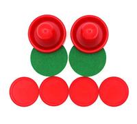 Carry stone Accessoires de Hockey sur Table Accessoires de Hockey sur Table Rondelles et Accessoires de Poussoir pour Tables de Jeu (2 Striker, 4 Puck Pack)