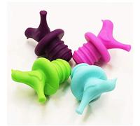 Carry stone Bouchon De Bouteille De Vin Mignon Petit Oiseau Vide Scellant Silicone Bouchon De Bouteille De Vin Creative 4 PCS
