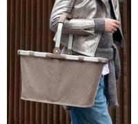 CARRYBAG Panier à provisions pliable REISENTHEL Frame Herringbone Mokka
