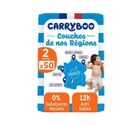 Carryboo Couches de nos régions Taille 2 (3-6kg)