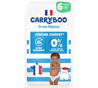 Carryboo Couches Ultra Absorbantes 12h Anti-Fuite T6 16-30kg 34 Pièces