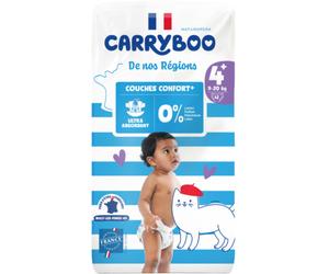 Carryboo Couches Ultra Absorbantes Taille 4+ 9-20kg 42 Pièces