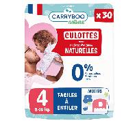 Parapharmacie en ligne > Bébé & Maman > Soins bébé > Change pour bébé Carryboo Culottes Naturelles Culottes Taille 4 (8-15 kg) x 30