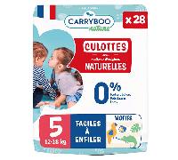 Parapharmacie en ligne > Bébé & Maman > Soins bébé > Change pour bébé Carryboo Culottes Naturelles Culottes Taille 5 (12-18 kg) x 28