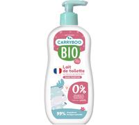 Carryboo Lait De Toilette Bébé Tout Doux Beurre De Karité Bio Sans Parfum Flacon Pompe 500ml