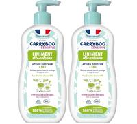 CARRYBOO - Liniment Oléo-calcaire aux 3 huiles Bio - Flacon pompe 450ml - Switch (Lot de 2)