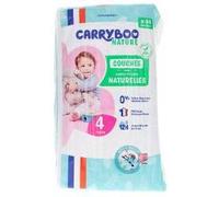 Carryboo Nature Couches Naturelles Aux Motifs Trop Chou Taille 4 7-18kg 44 Pièces