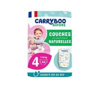 Carryboo Nature Couches Naturelles Aux Motifs Trop Chou Taille 4 7-18kg 44 Pièces