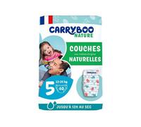 Parapharmacie en ligne > Bébé & Maman > Soins bébé > Change pour bébé Carryboo Nature Couches Naturelles Couches Taille 5 (12-25 kg) x 40