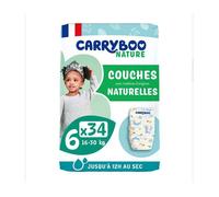 Carryboo Nature Couches Naturelles et Chou Taille 6 (16-30kg), x34