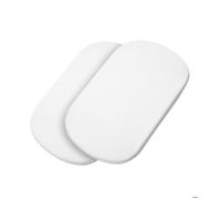 Carrycot Bedsheets White (x2)