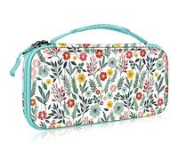 Carrying Case for OLED Model 2021/Switch 2017, [Shockproof] Hard Shell Protective Cover Travel Bag w/10 Game Card Slots for Console Joy-Con & Accessories