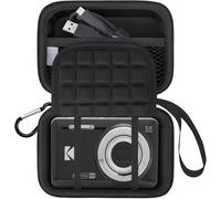 Carrying Case for PIXPRO FZ55/FZ45/FZ53/FZ43 16MP Camera,Black+Black,Travel Adapter