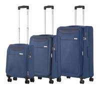CarryOn Air Set de 3 Valises Souples - Bleu Valise lot de 3 extensible