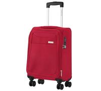 CarryOn Air Valise Cabine 55cm - Bagage a Main Souple 41 LTR Extensible avec Serrure TSA (Rouge, Petit)