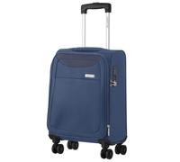 CarryOn Air Valise Cabine 55cm Bleu - Bagage a Main Souple 41 LTR Extensible avec Serrure TSA