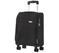 CarryOn Air Valise Cabine 55cm Noir - Bagage a Main Souple 41 LTR Extensible avec Serrure TSA