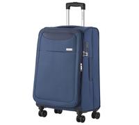 CarryOn Air Valise Souple Moyenne 66cm Bleu - Valise Extensible 84 Liter avec Serrure TSA