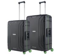CarryOn Set de 2 Valises de Voyage Steward - Valise Grande 100 + 70 LTR - Valise soute TSA - Gris