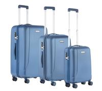 CarryOn Skyhopper Set de 3 Valises rigide - Set de Bagages avec serrure TSA Polycarbonate - Bleu