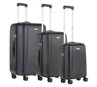 CarryOn Skyhopper Set de 3 Valises rigide - Set de Bagages avec serrure TSA Polycarbonate - Noir