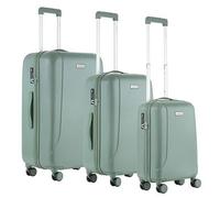 CarryOn Skyhopper Set de 3 Valises rigide - Set de Bagages avec serrure TSA Polycarbonate - Olive