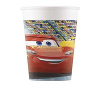Cars 3-Gobelets Lightning McQueen Décoration de table 8 pièces multicolores 200ml