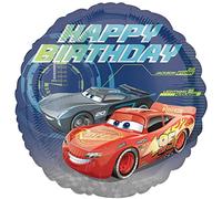 Amscan Ballon aluminium Cars 3 Joyeux anniversaire 43 cm Multicolore