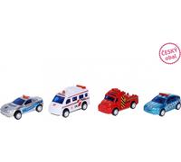 Cars Action on the highway 4 pcs 6 cm - Emballage tchèque