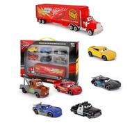 Cars boite 7 vehicules Flash McQueen Camion Mack Disney