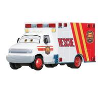 Cars de Disney y Pixar Diecast Véhicule de Jouet Ambulance pour enfants de 3 ans et plus