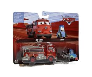 Cars Disney Pixar 2 Voitures 1:55 - Die-cast Classic Red & Guido