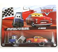 Cars Disney Pixar Pack 2 Voitures métal 1:55 - Double Clutch Daley & Jet Robinson