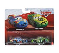 Cars Disney Pixar Pack 2pcs Voitures en métal 1:55 - Sage Vanderspin & Darren Leadfoot