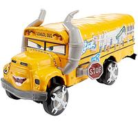 Disney Pixar Cars petite voiture Bus Scolaire Miss Fritter 58, jouet pour enfant, DXV94