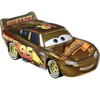 Cars Flash McQueeen Figurine de Voiture Doré 3 Ans et Plus (Mattel GYG27)
