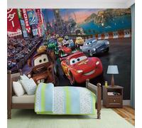 Cars Garçons Chambre Papier Peint 254x183cm Grand Mural Décor + Adhésif