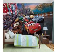 Komar Photo Murale sur Papier, 254cm x 184cm, Disney Pixar Course Voitures